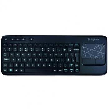 Logitech K400 Touch Wireless QWERTY in Nero