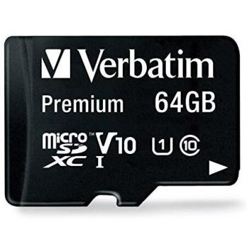 Verbatim MicroSDXC 64 GB Classe 10 con adattatore