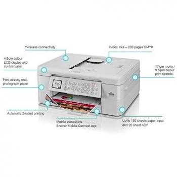 Brother MFC-J1010DW Stampante Multifunzione Wi-Fi