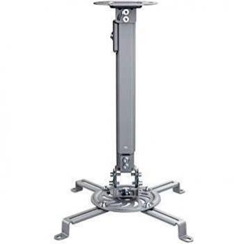 Staffa Proiettore Soffitto Silver 38-58cm