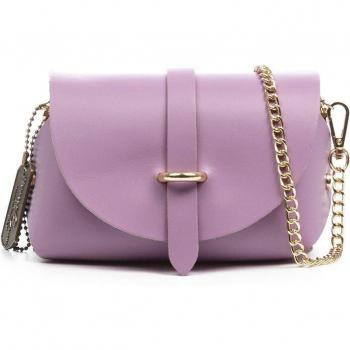 Bolso bandolera Aurora Mujer Firenze Artegiani, Piel auténtica Ruga, 18x9x11cm