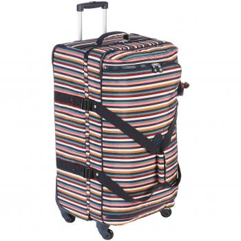 Kipling Cyrah L Equipaje de Mano, 79 cm, 101.5 Liters, (Multi Stripes)