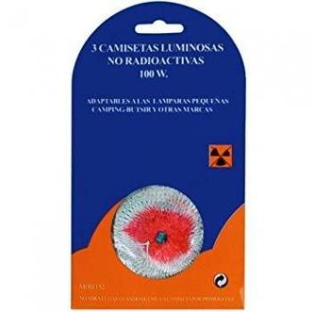 Blister 3 camisetas 100 Butsir lámparas pequeñas