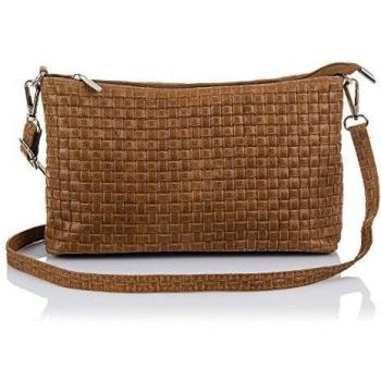 Firenze ARTEGIANI Bolso de Piel auténtica Mujer Grabado geométrico