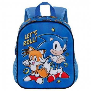 Mochila 3D Lets Roll Sonic The Hedgehog 31cm