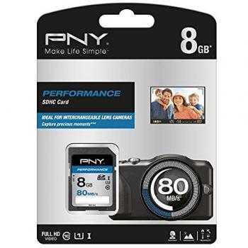 PNY SD HC 8 GB CL 10 PERFORMANCE PNY001