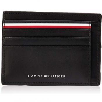 Tommy Hilfiger Monedero Largo con Cierre para Hombre Negro