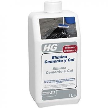 HG Elimina Cemento y Cal de Película para los Residuos en Azulejos, Mármol, Granito y Piedra Natural Calcífera, 1 L