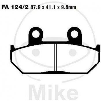 Pastilhas de freio EBC Brakes FA124/2