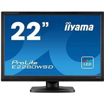 Liyama PL B2280WSD-B1 Monitor 22, Nero