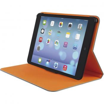 Custodia Trust Aeroo UltraSottile con Supporto Visualizzazione per iPad Air Grigio Arancio