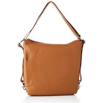 Bolso de hombro Mandarina Duck con cuero melo en tono beige indio