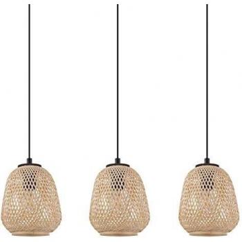 Lámpara Colgante Dembleby 3 Luces Natural