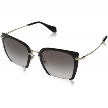 Miu Miu 0MU13NS IAH1A1 49 Gafas de Sol, Plateado (Smoke/Silver/Gray), Mujer