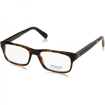 Polo Ralph Lauren 0PH2163, Monturas de Gafas para Hombre, Marrón (Shiny Dark Havana), 52