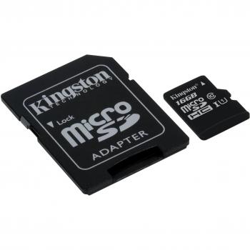 MEMORIA 16GB MICRO SD HC KINGSTON CANVAS SELECT 80R CLASSE 10 ULTRA 1