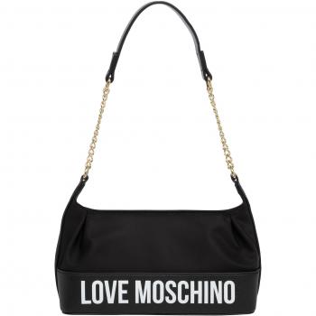 Bolso Hobo Negro Love Moschino JC4254