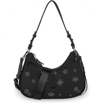 Bolso de Hombro SKPAT para Mujer, Modelo 314379, Color Negro