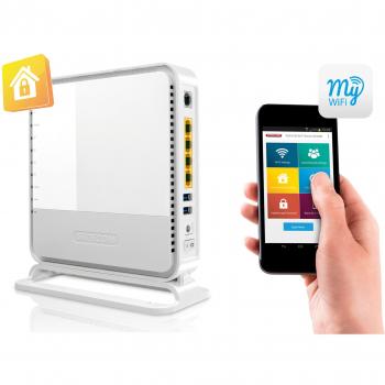 Modem/router dual-band gigabit Sitecom N900 X6 con funzionalità Cloud Security e porte USB