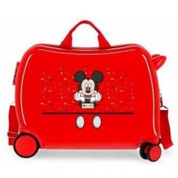 Maleta infantil correpasillos 2 ruedas multid It's A Mickey Things Rojo