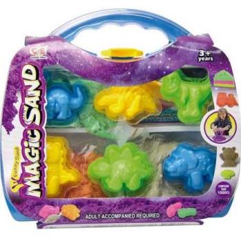 Maletín de Arena Mágica con Moldes de Dinosaurios