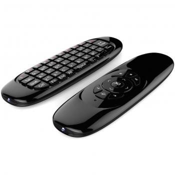 Hamlet XRFKEYAIRM Wireless Mini Keyboard and Air Mouse for Smart TV, Computer, and Projectors