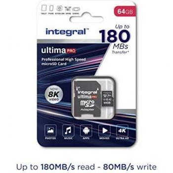 INTEGRAL MICRO SD 64 GB + ADATTATORE