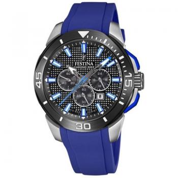 Reloj De Hombre Festina Chrono Bike F20642/1 Con Esfera Negra
