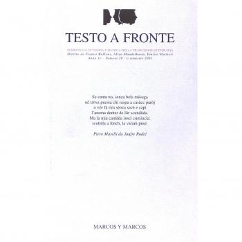 Testo a fronte (Vol. 29)