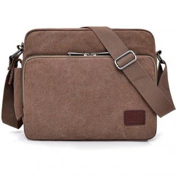 Mochila de Lona Multifuncional para Hombre