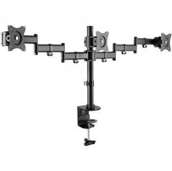 RICOO TS5911 Supporto monitor scrivania girevole inclinabile per schermi da 13 a 27 pollici (33 a 69 cm)