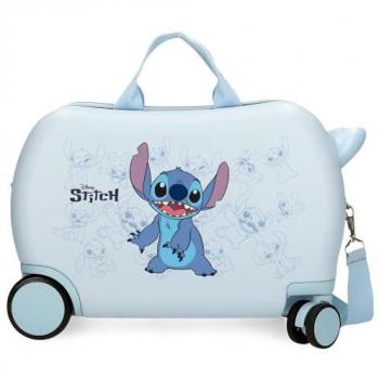 Maleta Correpasillos Disney Happy Stitch Azul