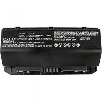 Batteria Asus G750 A42-G750 71Wh 14.8V