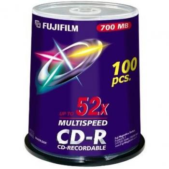 Fujifilm CD-R 80, Confezione da 100 Pezzi