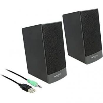 DeLOCK Altoparlante Esterno USB 2.0 con Connettore da 3,5 mm