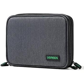 UGREEN Borsa Accessori Elettronici, Organizzatore Cavi Custodia Cavi da Viaggio Porta Caricabatterie Organizer Cavi Compatibile with iPad Mini 5 4, Smartphone, Power Bank, Cavi, Hard disk, ecc