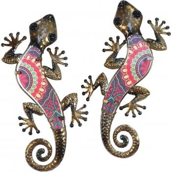 Lagartijas Vivas: Adorno de Pared Tropical