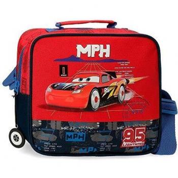 Disney Cars Rocket Racing Neceser con Bandolera Niños, Multicolor, 23x20x9 Cms