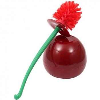 Cereza Limpia: Cepillo y Soporte para Inodoro