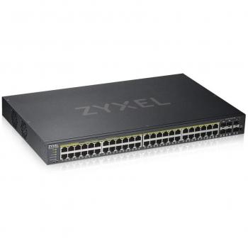 Zyxel Switch di rete GS1920-48HPv2 Gestito L2/L3/L4 Gigabit Ethernet (10/100/1000) Supporto Power over (PoE) Nero