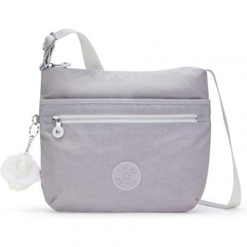Bandolera Kipling Arto Gris Ligera