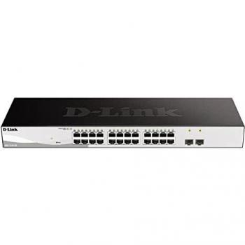 D-Link DGS-1210-26 switch di rete Gestito L2 Gigabit Ethernet (10/100/1000) 1U Nero, Grigio