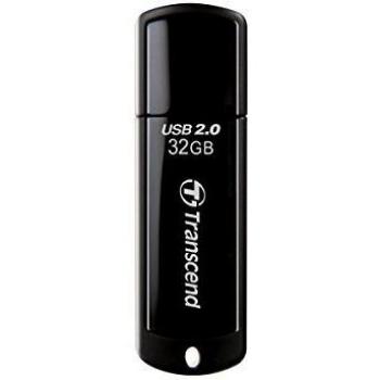 Transcend JetFlash 350 Memoria USB, 32 GB, Nero