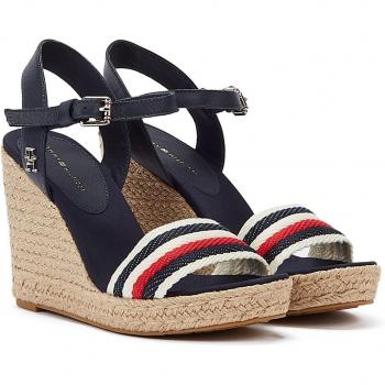 Tommy Hilfiger Sandalias Modelo 7086 Para Mujer Color Azul