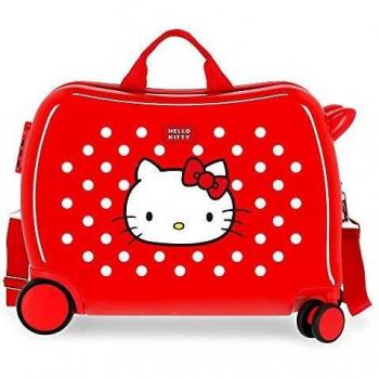 Maleta Infantil Hello Kitty Castillo Roja 50x39x20 cms Rígida ABS