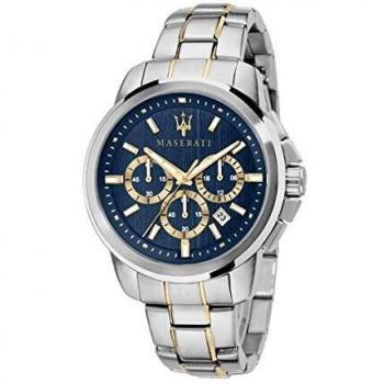 Maserati Reloj para Hombre, Colección SUCCESSO, en Acero, PVD Oro