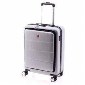 Maleta de Viaje Gladiator Tech, 55 cm, 38 L, ABS (Plata)