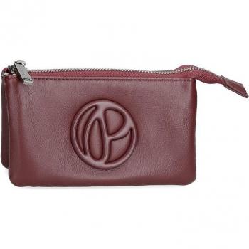 Pepe Jeans neceser tres compartimentos Mara burdeos