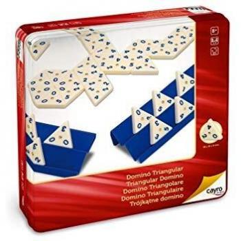 Domino Triangular En Caja Metálica