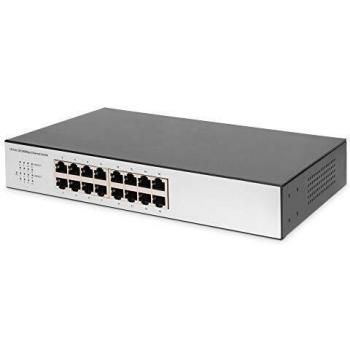 Digitus DN-60011-2 Switch di Rete No gestito Fast Ethernet (10/100) Nero, Grigio
